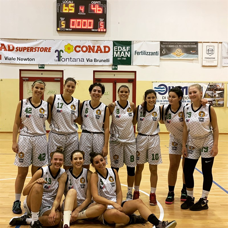 15/12/2019 C FEM: CAPRA TEAM RAVENNA VS BUDRIO 65-46